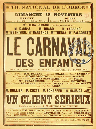 l'affiche originale: Un client sérieux