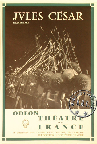 l'affiche originale: Jules César