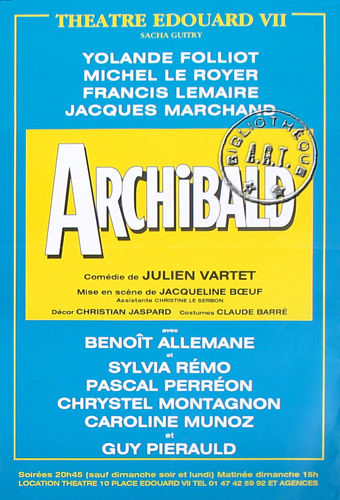 l'affiche originale: Archibald