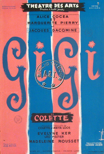 l'affiche originale: Gigi