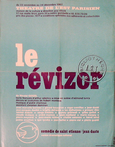l'affiche originale: Le Revizor