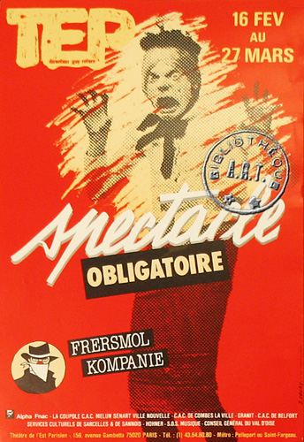 l'affiche originale: Spectacle obligatoire