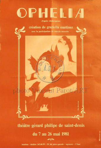 l'affiche originale: Ophelia