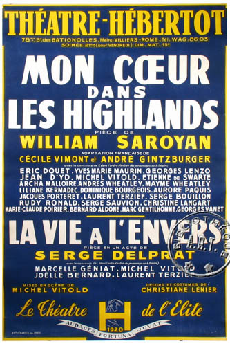 l'affiche originale: La Vie à l'envers