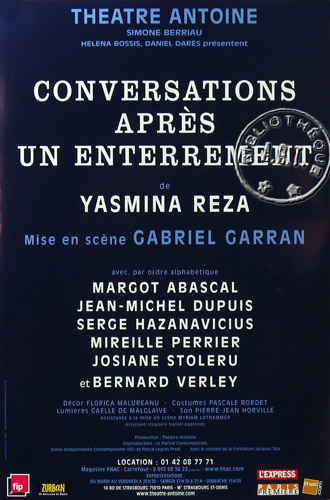 l'affiche originale: Conversations après un enterrement
