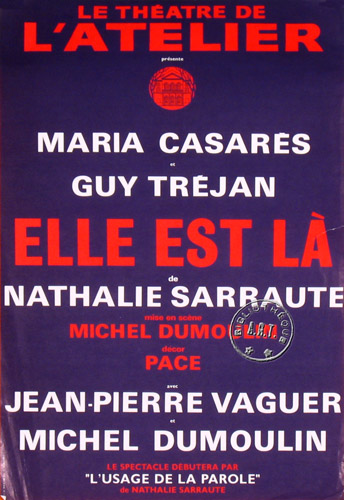 l'affiche originale: Elle est là
