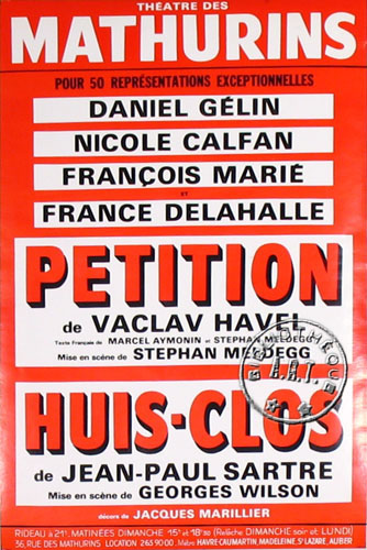l'affiche originale: Pétition