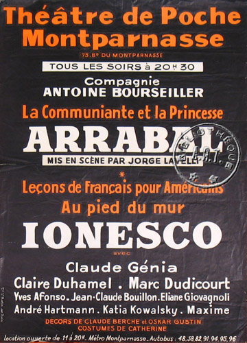 l'affiche originale: La Communiante et la princesse