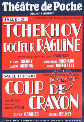 l'affiche originale: Docteur Raguine