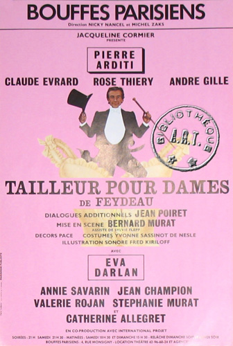 l'affiche originale: Tailleurs pour dames