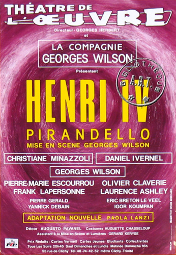 l'affiche originale: Henri IV