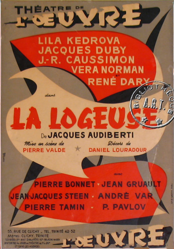l'affiche originale: La Logeuse *