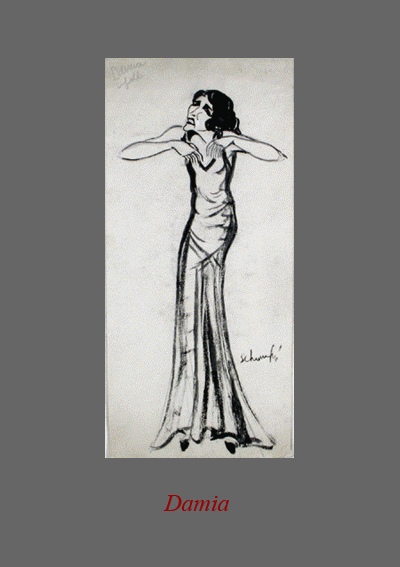 Les caricatures de comédiens de théâtre