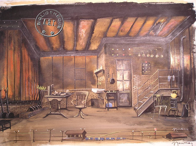 les décors et costumes de Aiguilleurs (les) de Brian PHELAN - 1978