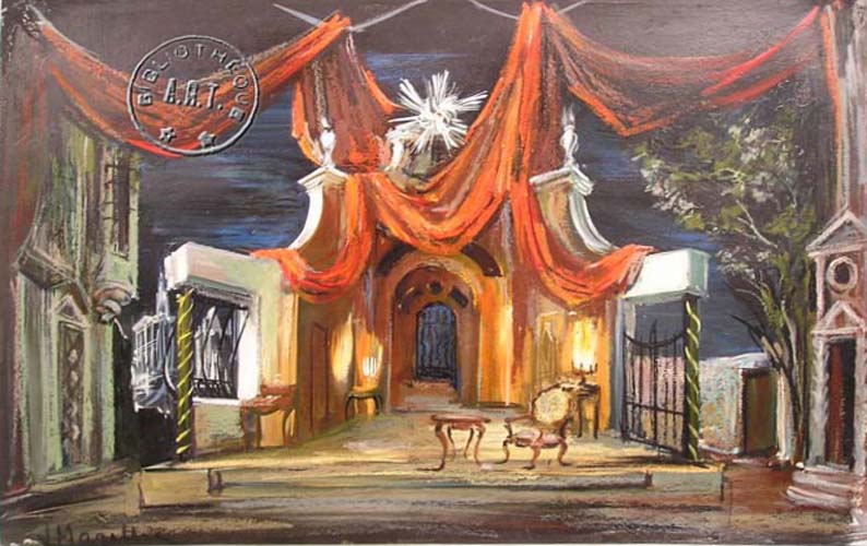 les décors et costumes de Amants jaloux (les) de André-Ernest-Modeste GRETRY - non-identifiée