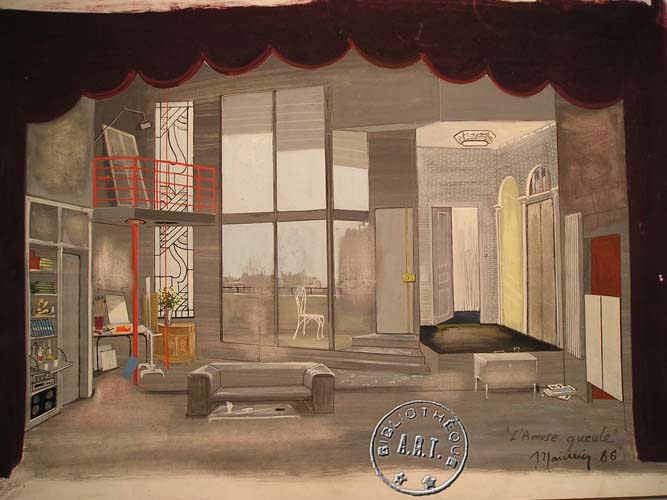 les décors et costumes de Amuse-gueule (l') de Gérard LAUZIER - 1986
