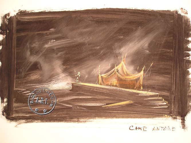 les décors et costumes de Antoine et Cléopâtre de William SHAKESPEARE - 1965