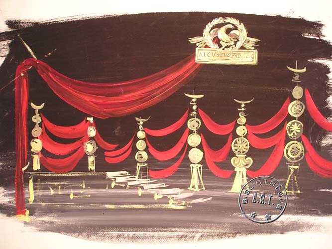 Les maquettes de décors et de costumes de théâtre