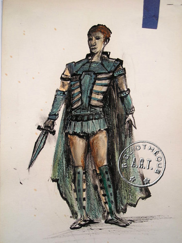Les maquettes de décors et de costumes de théâtre