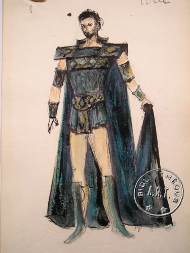 Les maquettes de décors et de costumes de théâtre
