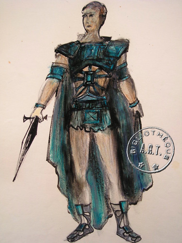 Les maquettes de décors et de costumes de théâtre