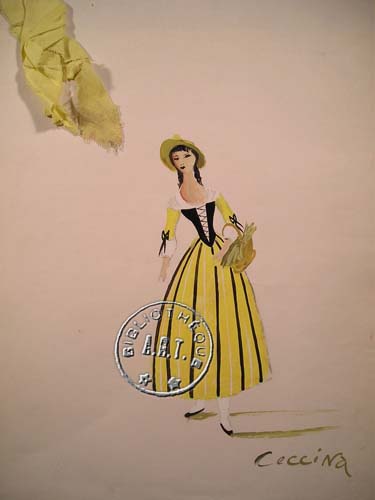Les maquettes de décors et de costumes de théâtre