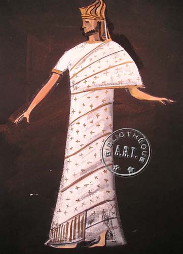 Les maquettes de décors et de costumes de théâtre