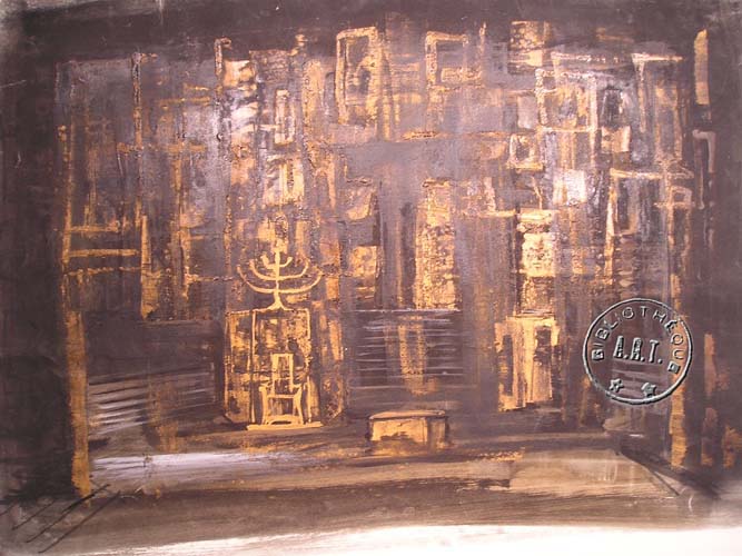 Les maquettes de décors et de costumes de théâtre