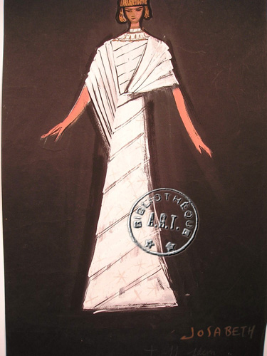 Les maquettes de décors et de costumes de théâtre