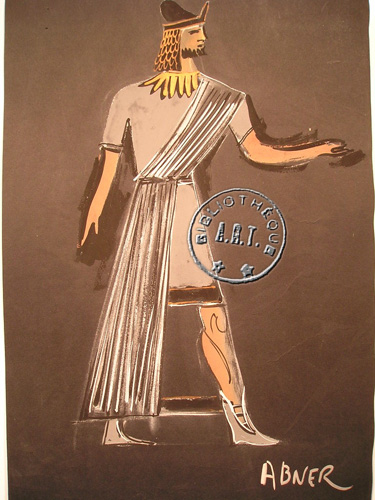 Les maquettes de décors et de costumes de théâtre