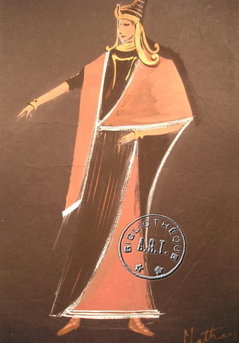 Les maquettes de décors et de costumes de théâtre