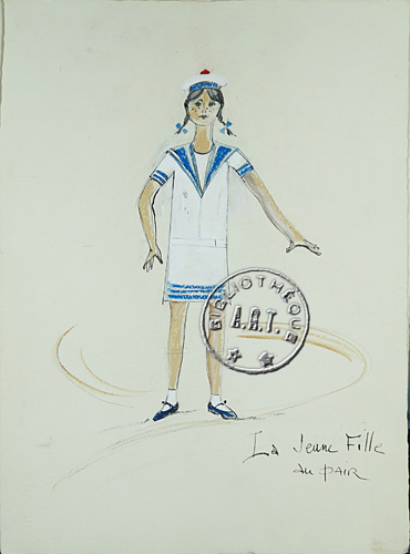 Les maquettes de décors et de costumes de théâtre