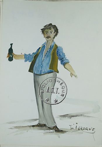 Les maquettes de décors et de costumes de théâtre