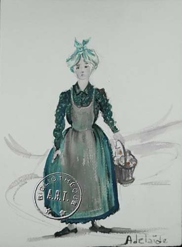 Les maquettes de décors et de costumes de théâtre