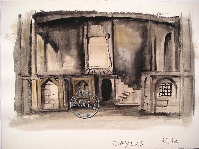 Les maquettes de décors et de costumes de théâtre