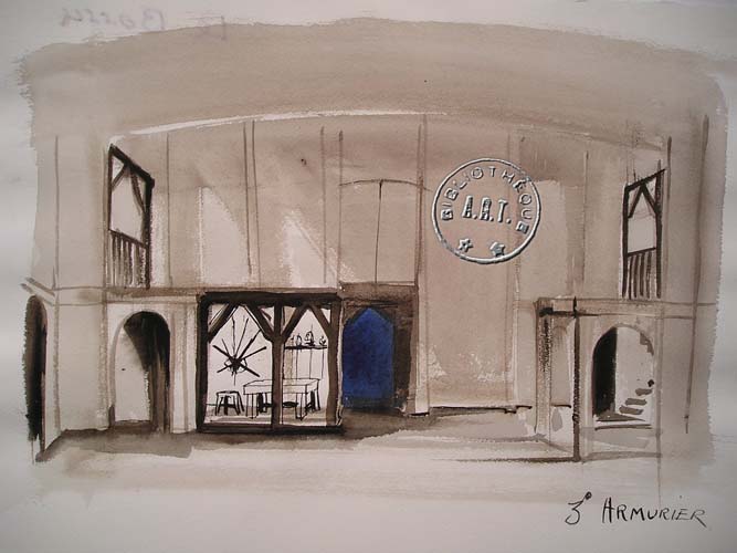 Les maquettes de décors et de costumes de théâtre