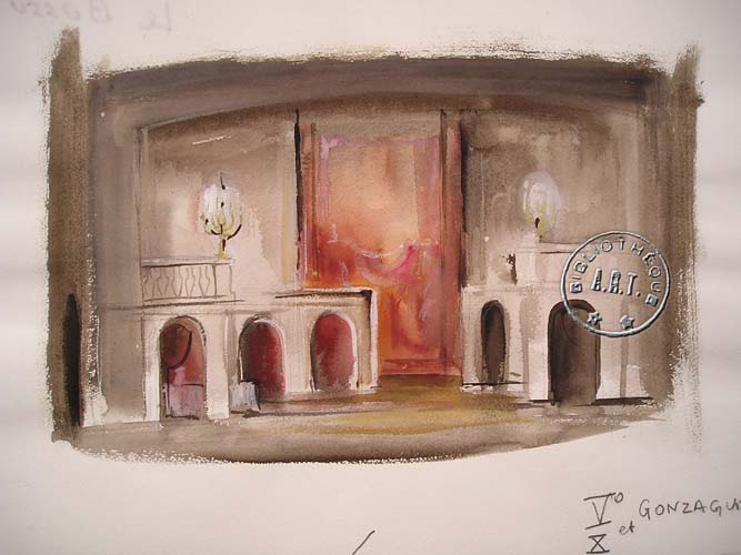 Les maquettes de décors et de costumes de théâtre