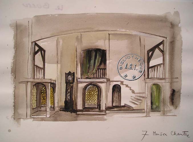 Les maquettes de décors et de costumes de théâtre