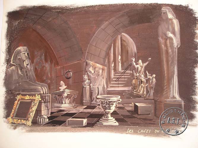 les décors et costumes de Caves du Louvre (les) de  Non-identifié - non-identifiée