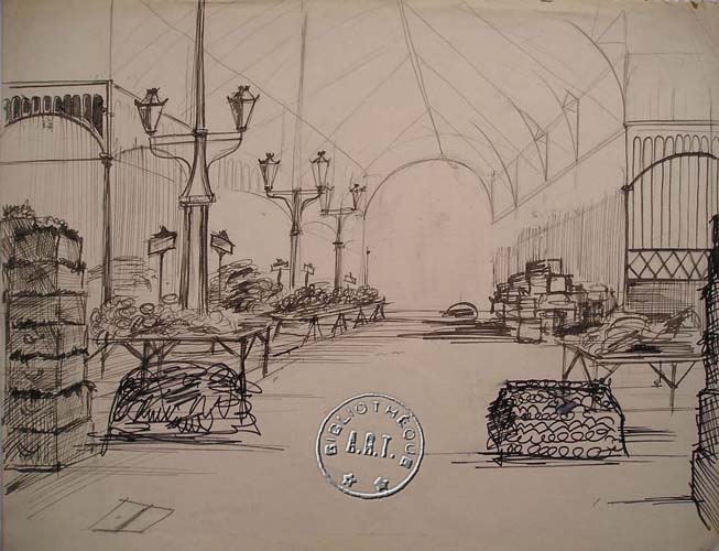 les décors et costumes de Ciboulette de Reynaldo HAHN - 1978