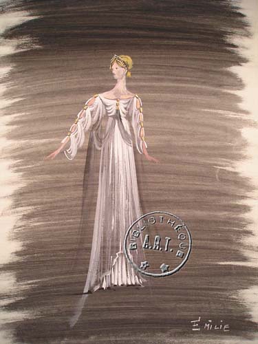 Les maquettes de décors et de costumes de théâtre