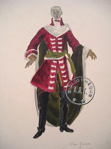 les décors et costumes de Don Juan de Wolfgang Amadeus MOZART - 1969