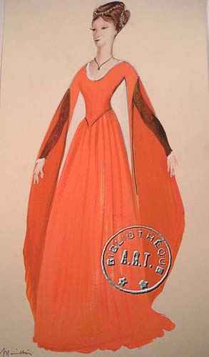 Les maquettes de décors et de costumes de théâtre