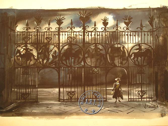 les décors et costumes de Don Juan de Wolfgang Amadeus MOZART - 1956