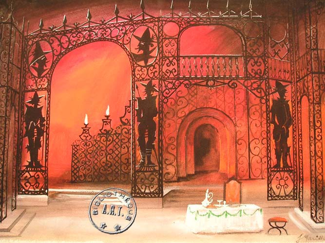 Les maquettes de décors et de costumes de théâtre