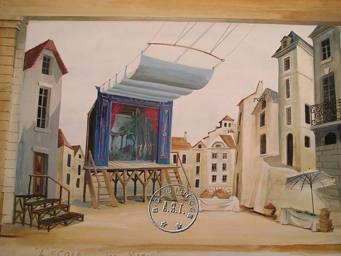 les décors et costumes de École des maris (l') de  MOLIÈRE - 1981