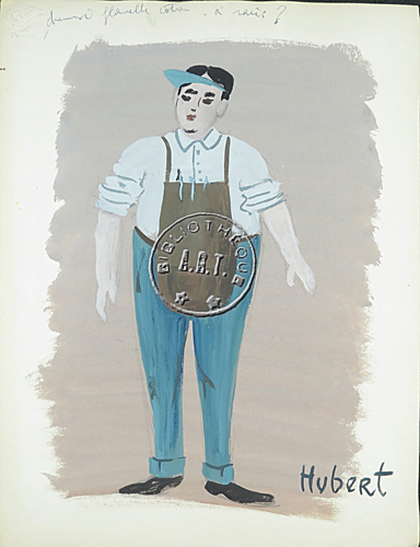 Les maquettes de décors et de costumes de théâtre