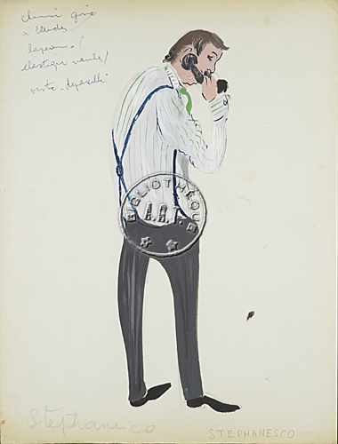 Les maquettes de décors et de costumes de théâtre