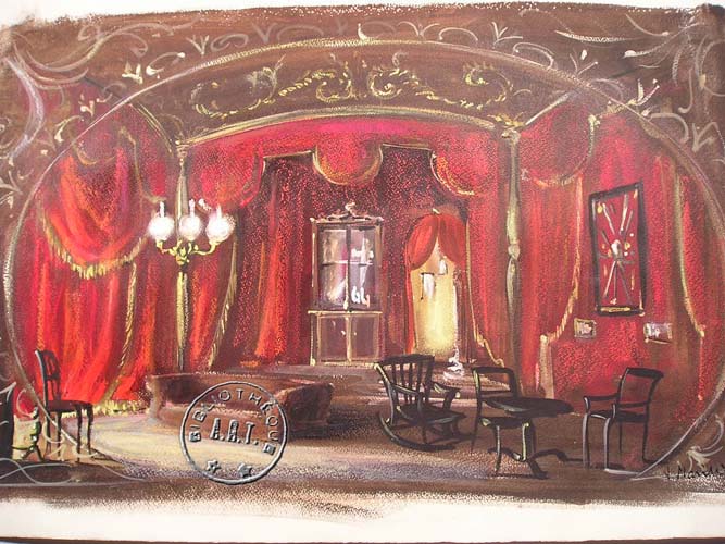 les décors et costumes de Éventail de Lady Windermere (l') de Oscar WILDE - 1955