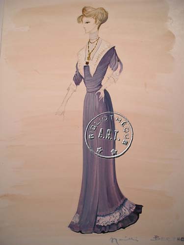 Les maquettes de décors et de costumes de théâtre